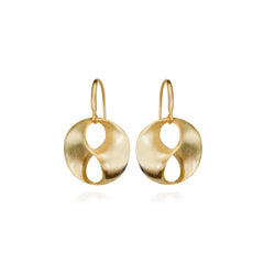 LOVE Earrings in 18K Gold Vermeil Large