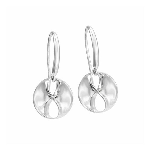 LOVE Earrings in Silver & 18k Gold Vermeil Medium