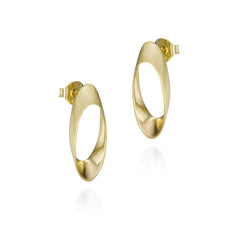 NOVA 23mm Earrings – Silver & 18k Gold Vermeil