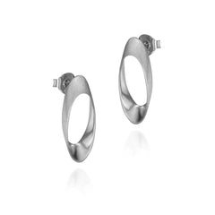 NOVA 23mm Earrings – Silver & 18k Gold Vermeil
