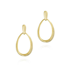 MIA Collection Oval Earrings – 18k Gold Vermeil