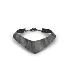 Piper Collar | Oxidized Sterling Silver & Pearls