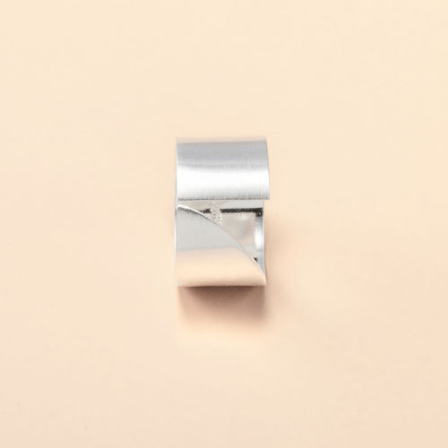 Minimalistic Design Silver Ring