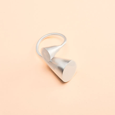 Minimalistic Design Silver Ring