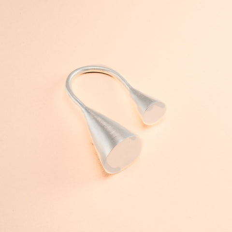 Oval Branch Cut-out Drop Earrings