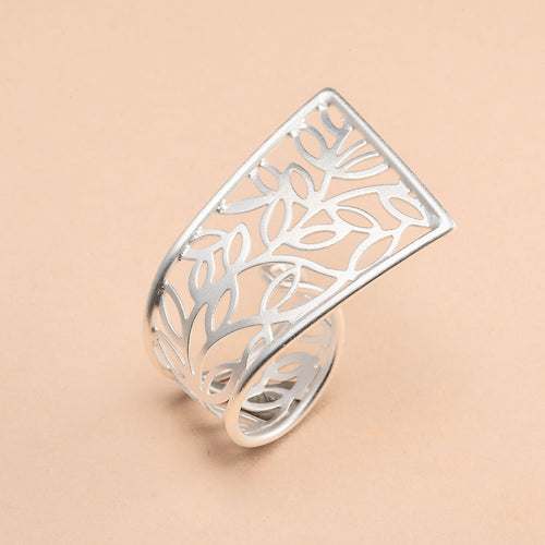 Silver Lace Shrub Ring