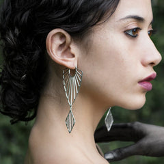 Rising Wings Earrings | Handcrafted 925 Sterling Silver
