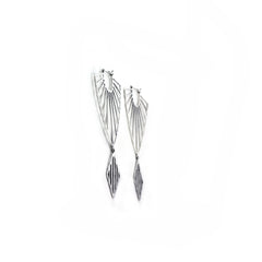 Rising Wings Earrings | Handcrafted 925 Sterling Silver