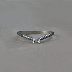 Serket Scorpion Tail Collar | Oxidized Silver Choker