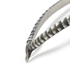 Serket Scorpion Tail Collar | Oxidized Silver Choker