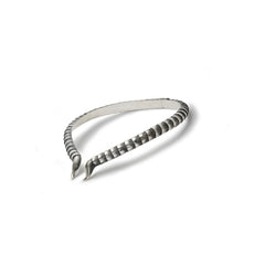 Serket Scorpion Tail Collar | Oxidized Silver Choker