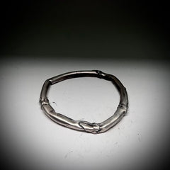 Sterling Silver Thick Bangle