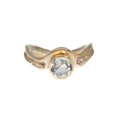 Eye of the Earth Gold Sapphire Engagement Ring - Lireille