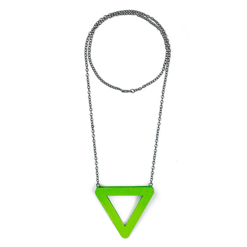 Green Triangle Pendant