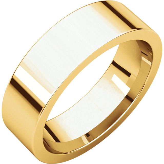10K Yellow Gold 4mm Light Weight Comfort Fit Band Ring Size 4.5