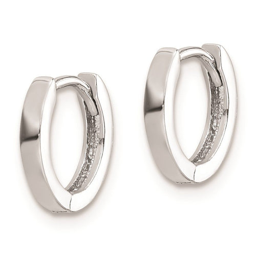 Sterling Silver Hinged Hoop Earrings