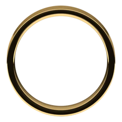 14K Gold 5 mm Flat Shape Light Comfort Fit Band