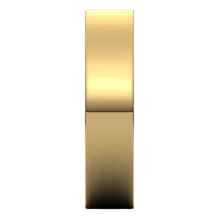 14K Gold 5 mm Flat Shape Light Comfort Fit Band