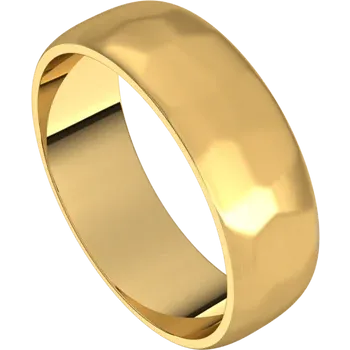 14 Karat Yellow Gold Mesh Ring 5.5