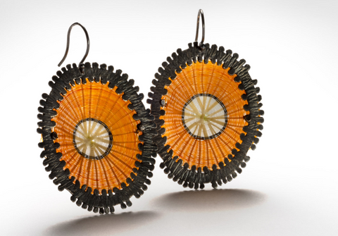 Orange Globo Earrings