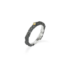 Apostolos 3.2mm Wide Band with Diamond