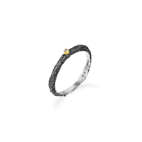 Apostolos 6.3 mm Wide Ring with diamonds