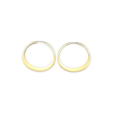 14K Yellow Gold Bezel-set Garnet Textured Ring