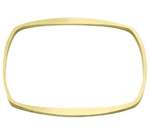 Flat Square Bangle Bracelet
