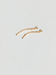 Cosmic Snake Pearl Earrings