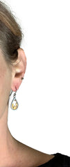 Terra Droplet Earring-Oxidized