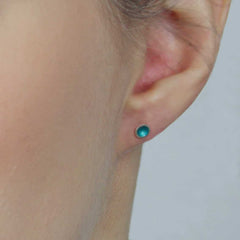 Enamel Small Stud Earring