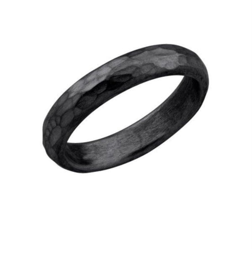 Oxidized Sterling Silver "Fusion" Band