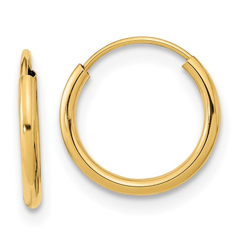 14K Gold 4 mm Flat Shape Comfort Fit Band