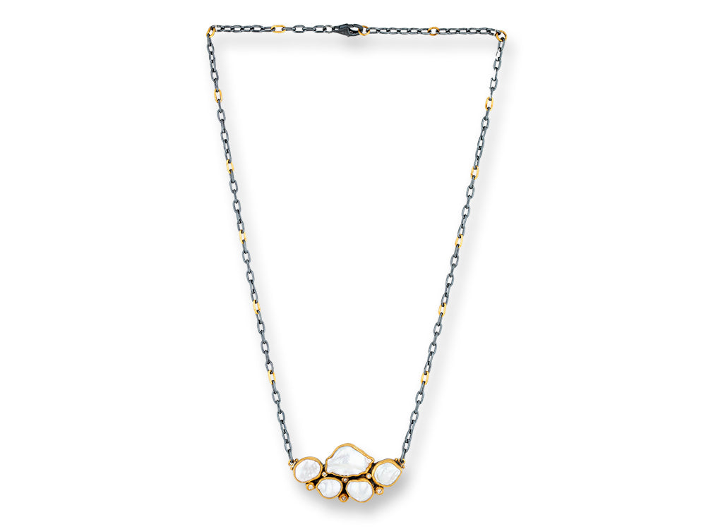 Katya Necklace With Keshi Pearls