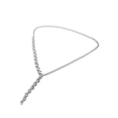 Nautilus Lariat Necklace Sterling Silver