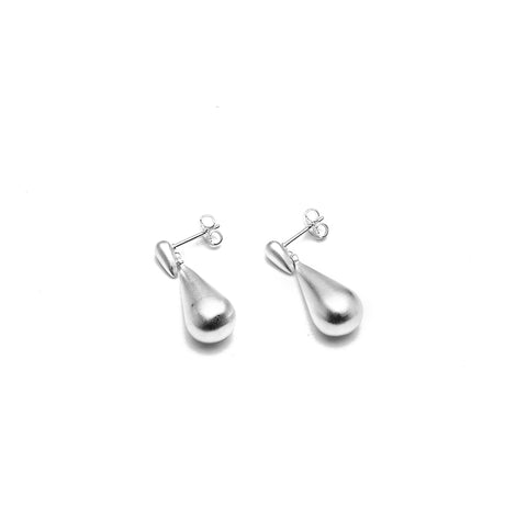 Sterling Silver 1/10 CTW Diamond Lever Back Earrings