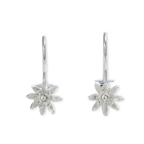 Three Twisted Leaf Shaped Earrings