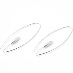 Sterling Silver Wheat Earrings