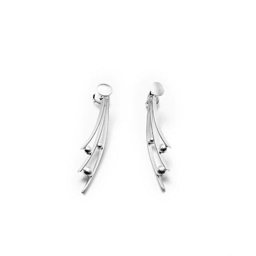 Sterling Silver Comets Earrings by Kelim Jewelry