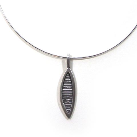 Beach Stone Heart Necklace