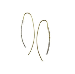Ombre Blade Gold Earrings