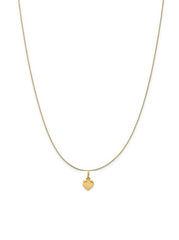 14K Yellow Gold 3-D Heart Charm