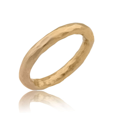 14K Yellow Gold Solitaire Oval Lab-Grown Diamond Engagement Ring with Asymmetric Criss-Cross Open Shank