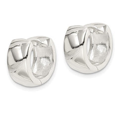 Sterling Silver Hinged Hoop Earrings