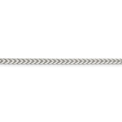 Sterling Silver 3.1mm Diamond Cut Square Franco Chain #QQF100