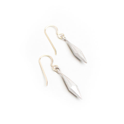 Rice Earrings With Two Freshwater Rice Pearls In White Color