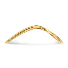 14k Chevron Shaped Yellow Gold Ring