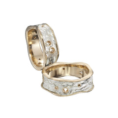 Lunar Band - Men Wedding Band - Lireille