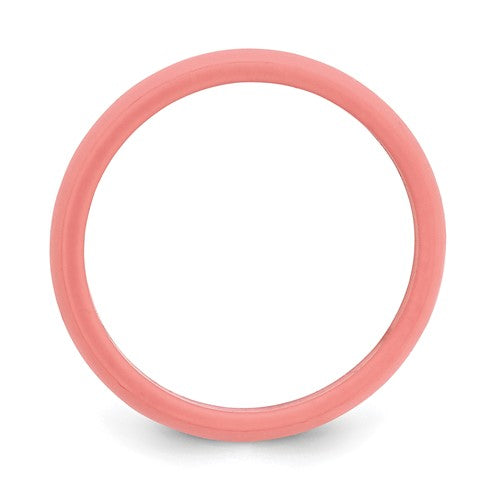 Silicone Coral 5.7mm Domed Band