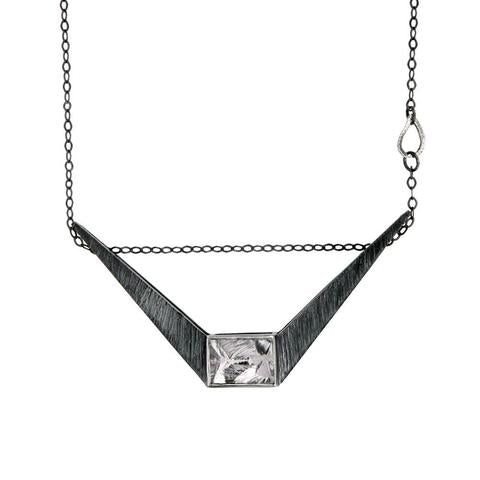 Soaring Lights Space Ship Necklace